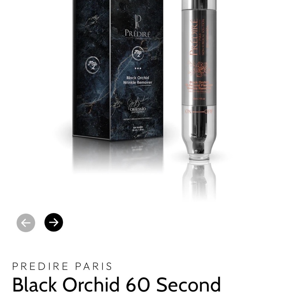 Predire Paris Black Orchid 60 Second Wrinkle Remover Serum